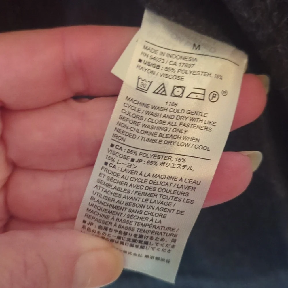 Banana Republic Melton Pocket Dark Gray Jacket - Picture 6 of 7
